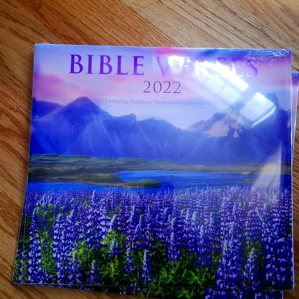 2022 Photo-Fantastic Calendar King James Bible Verses landscapes 5 for $20